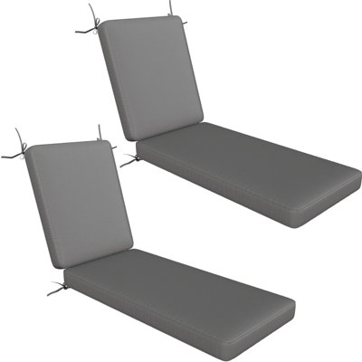 Ensemble de 2 chaises longues pour l'extérieur