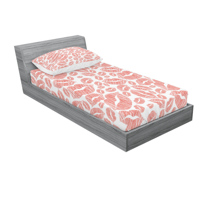 Microfiber Sheet Set, Twin Sheet Set with Fitted Sheet
