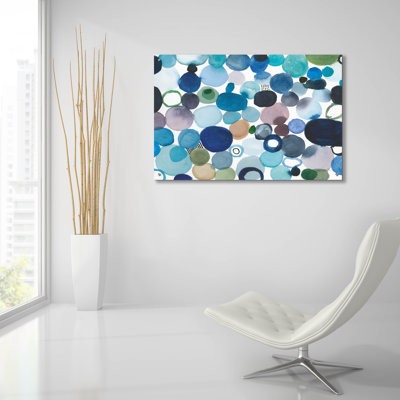 'Toggle Pebbles' by Cheryl Warrick Acrylic Glass Wall Art, 36" x 24"