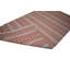 Rectangle 70 cm x 120 cm Chevron and Striped Hand Woven Indoor / Outdoor Area Rug
