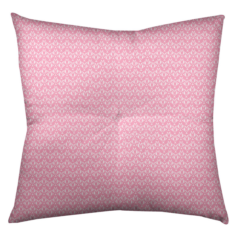 Coussin de sol Katelyn Elizabeth, 26 po x 26 po, Rose