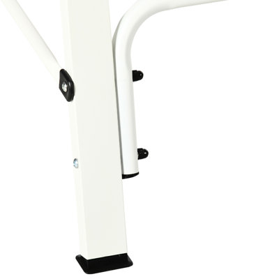 Steel Swing Frame For Hanging Chair - 528 Lbs Weight Capacity, White, Outdoor Use Lawn Stand, Backyard Patio