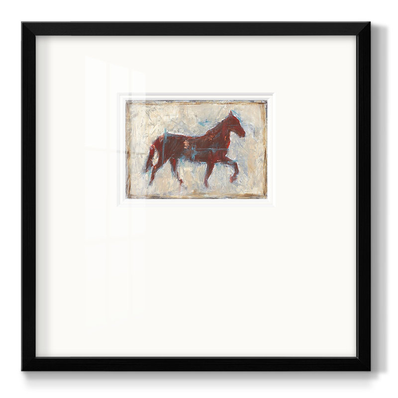 Iron Equine II - impression d'un seul cadre photo, H 17 po x l 17 po x P 1,25 po