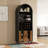 71"Farmhouse Arched Wine Bar Cabinet-516847170