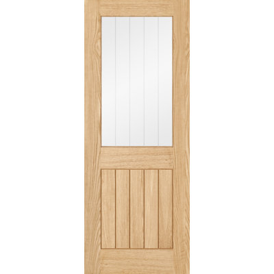 Belize Glazed Prefinished Oak Internal Door