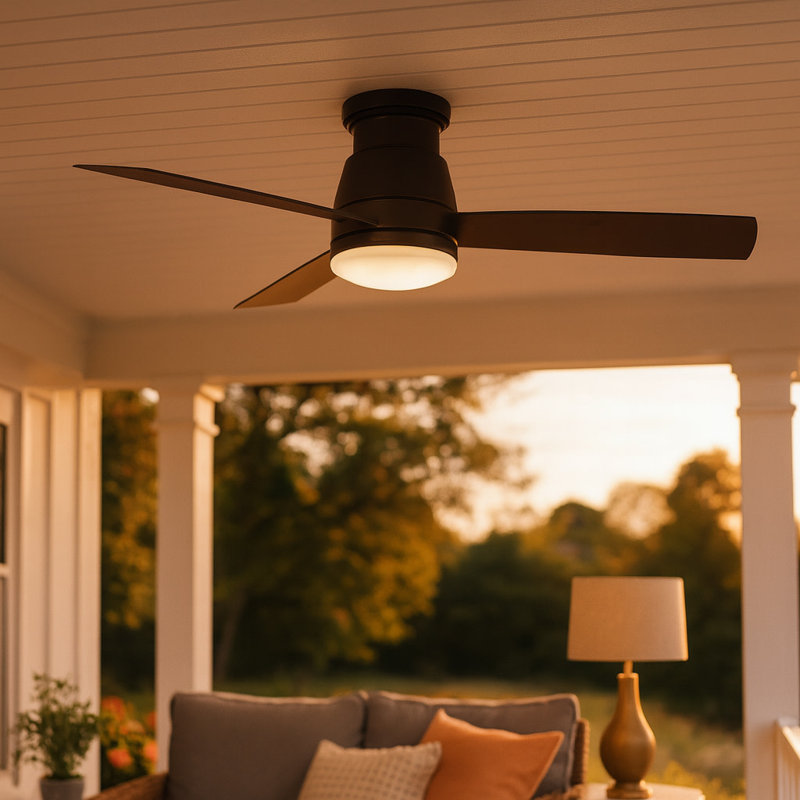 Hinkley Fan Trey 52" Led Smart Fan, 52" Wide