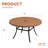 53" Patio Roud Metal Dining Table-952753207