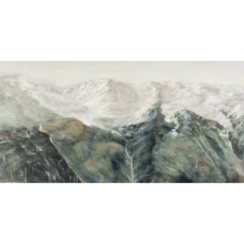 Mountainous landscape - 15.75"x31.50" Desk mat