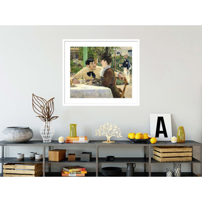 «The Garden of Pere Lathuille» par Edward Manet, impression giclée sur cadre