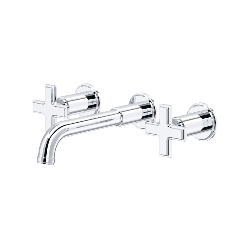 Manifesto Wall Mount Lavatory Faucet Trim, Chrome