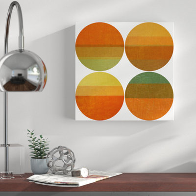 « quatre suns », reproduction d’art sur toile tendue