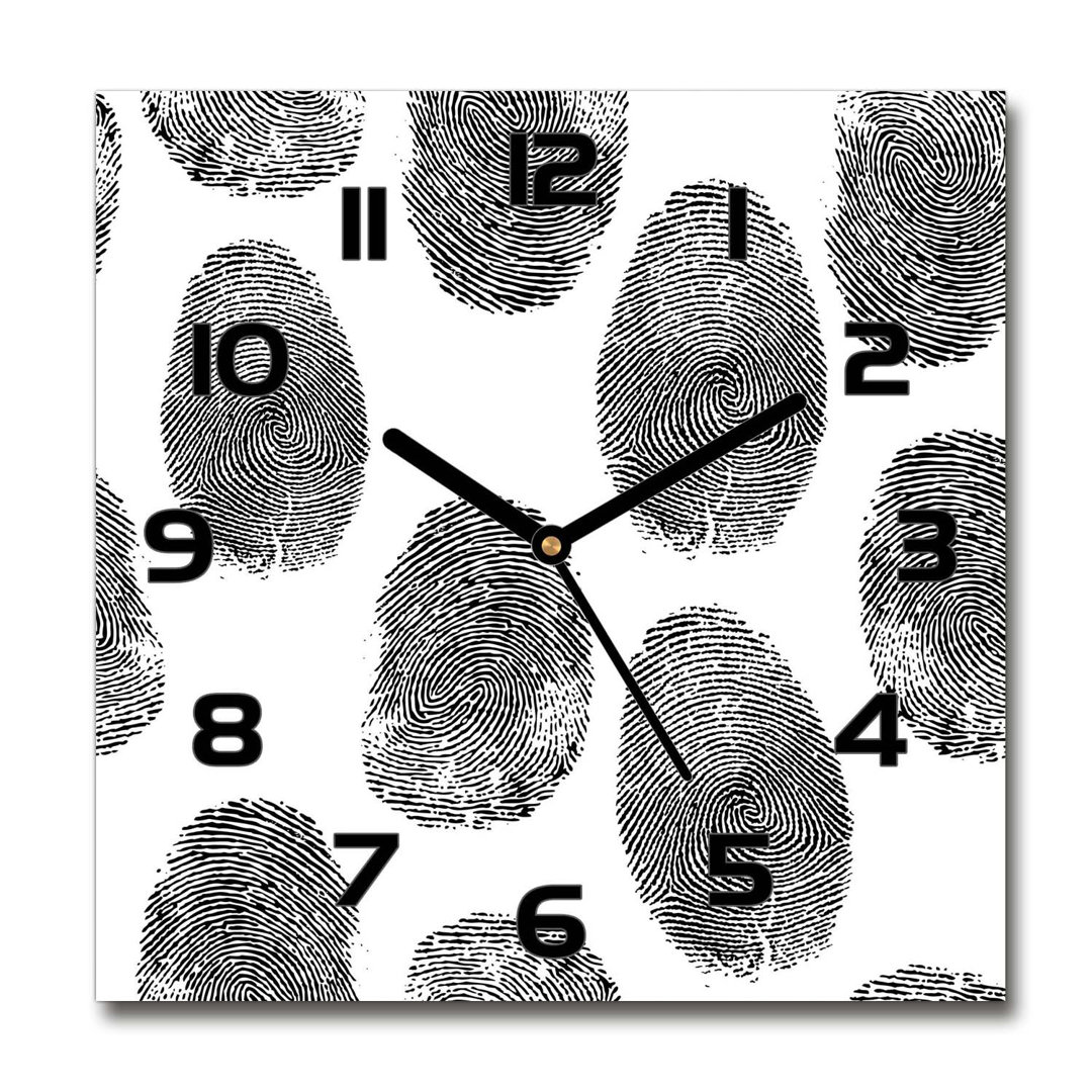 Analoge Wanduhr Fingerprints 60 cm Geräuschlos