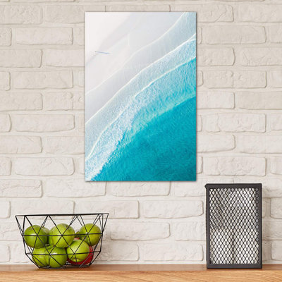 Ocean Split I by Jaxon Roberts - Wrapped Canvas Print
