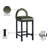 Conrad Letcher Velvet Counter Stool-379838281