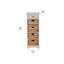 Abhiraam 41cm W 1 - Drawer Chest of Drawers