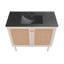 Meuble-lavabo autoportant en chêne blanc Classe 36 avec plateau noir Class-1363476232-1363476246-1407516753