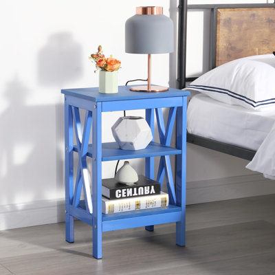 Table de chevet Creative Castle Design, ensemble de table de bout polyvalent, assemblage facile