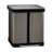 Steel Step On Multi-Compartments Trash & Recycling Bin - 15.85 Gallons