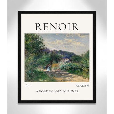 Old Masters Collection "A Road in Louveciennes" Print