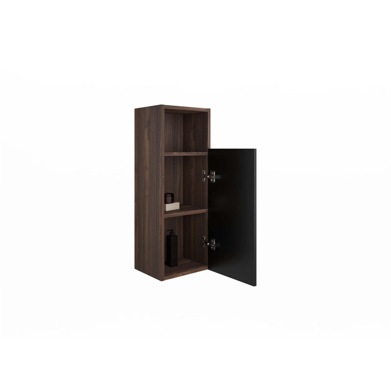 Armoire de rangement murale flottante pour salle de bain, armoire de rangement murale