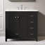 Meuble-lavabo 36 po avec lavabo en céramique, armoire de rangement abondante, 2 portes à fermeture en douceur et 5 tiroirs-1643051291