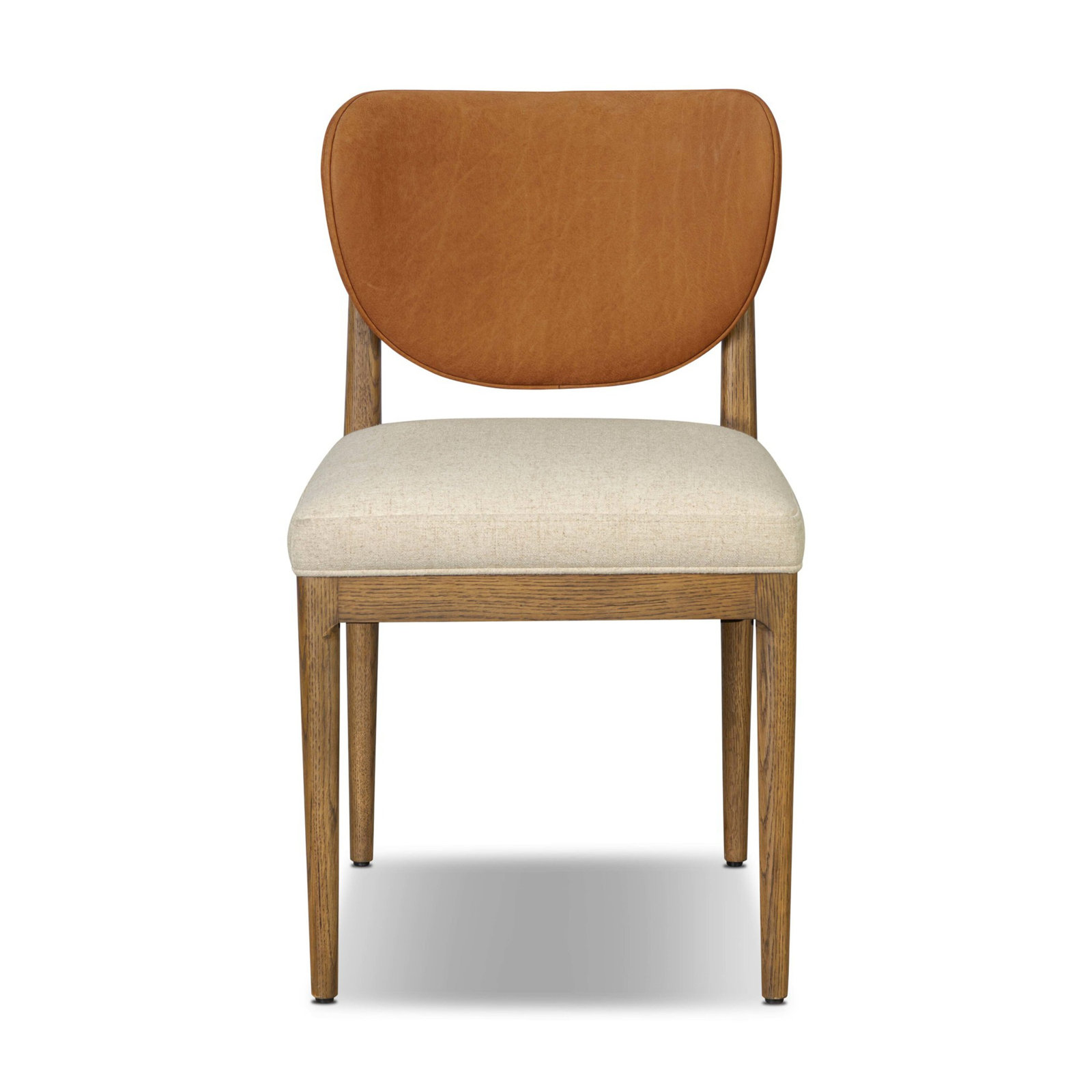 19.69'' H Upholstered Oak Side Chair
