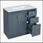 Meuble-lavabo 36 po avec lavabo en céramique-585199564