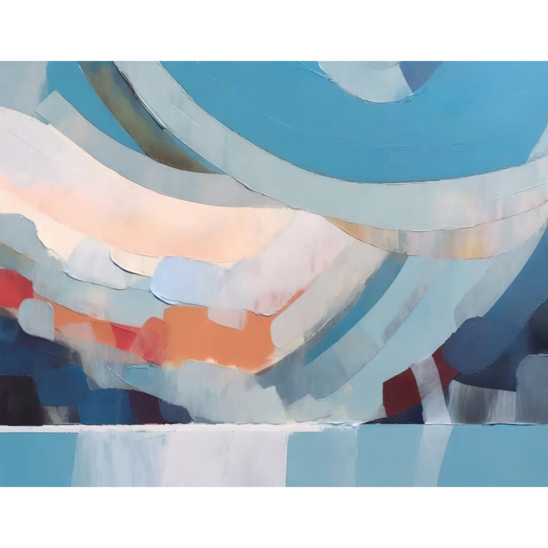 "Paysage 63" sur toile, H 26 po x l 32 po