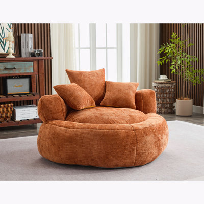 Bean Bag Lazy Sofa with Ultra Soft Chenille Cover