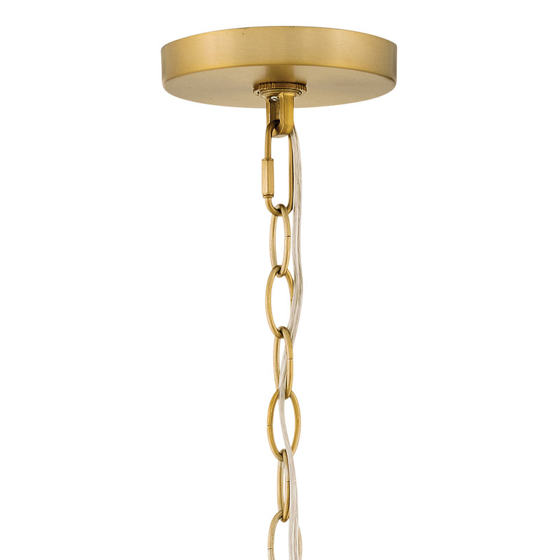 Brynn Medium Coastal Rattan Chain-Hung Pendant Light