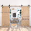 Ensemble de quincaillerie standard pour porte de grange double-46810177