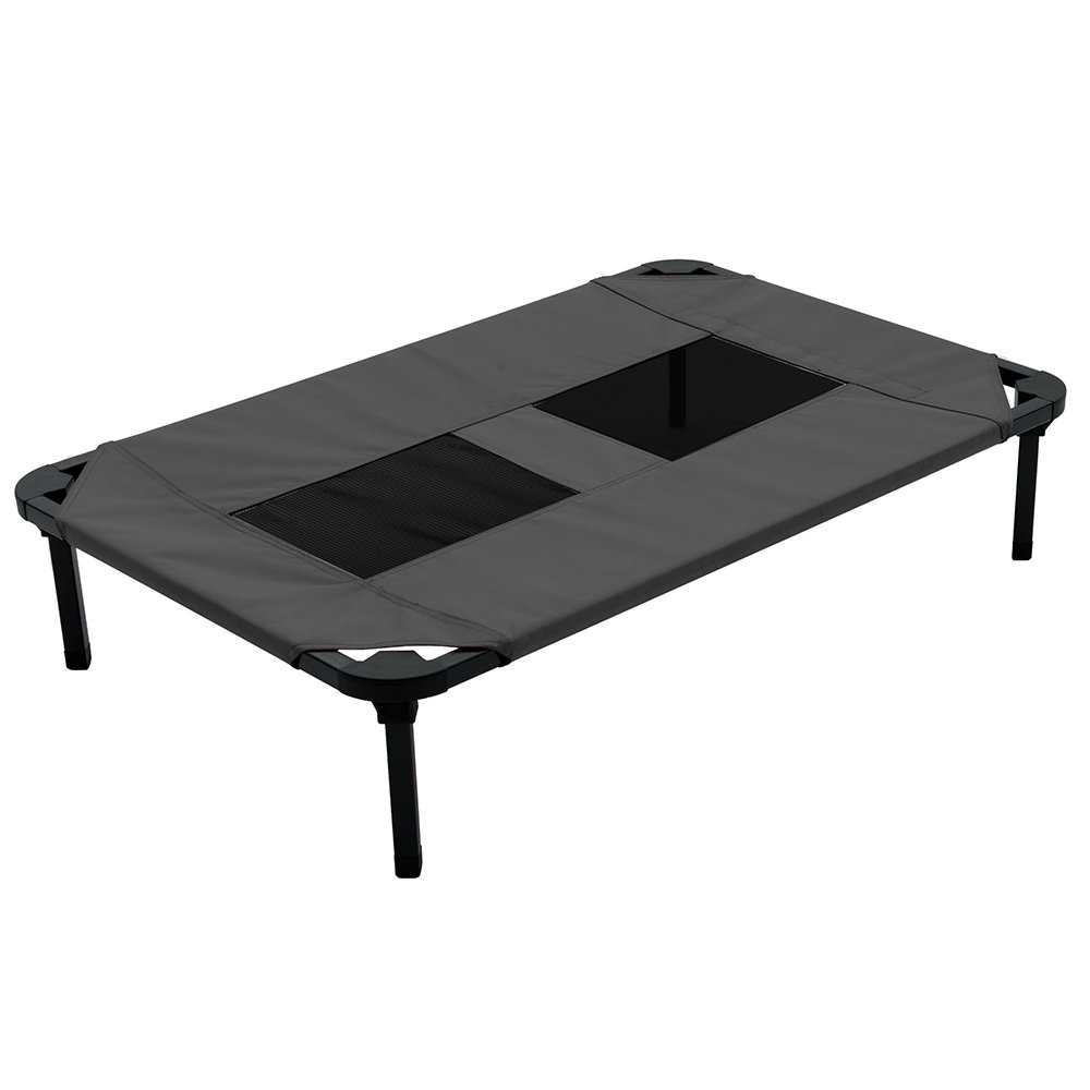 Lucky Dog Lounge Series Pet Cot - Black Lucky Dog