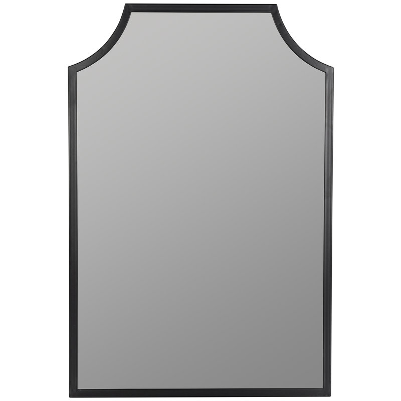 Simone Arch Metal Mirror, Black