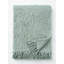 Breezy Blue Cozy Cotton Boucle Throw with Fringe-1803738120