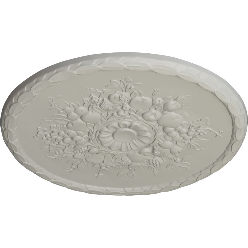 Médaillon Endurathane Acanthus Twist, Pot de crème