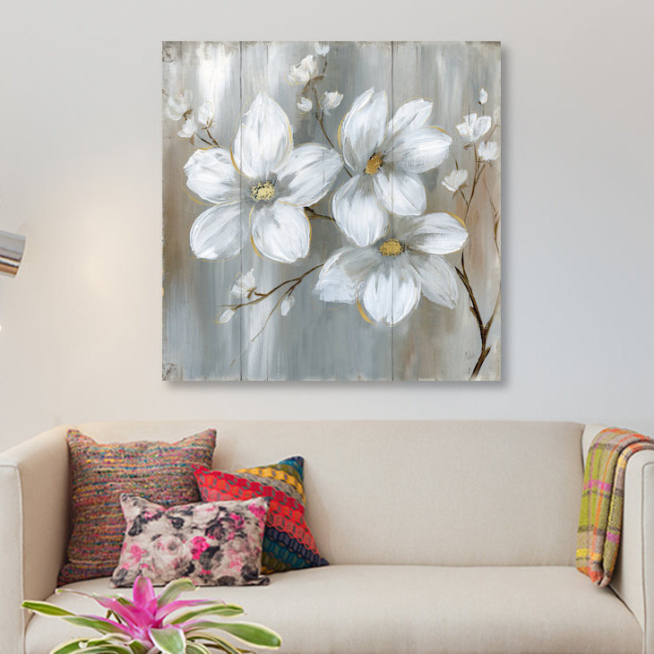 «Summer II», reproduction sur toile, H 18 po x l 18 po x P 1,5 po, Toile tendue, Pas de tapis