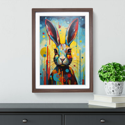 Hare Orphism No.2 - Framed Print