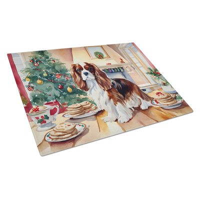 Planche à découper en verre Cavalier Spaniel