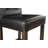 Upholstered Counter Stool with Solid Wood Frame-1634298967