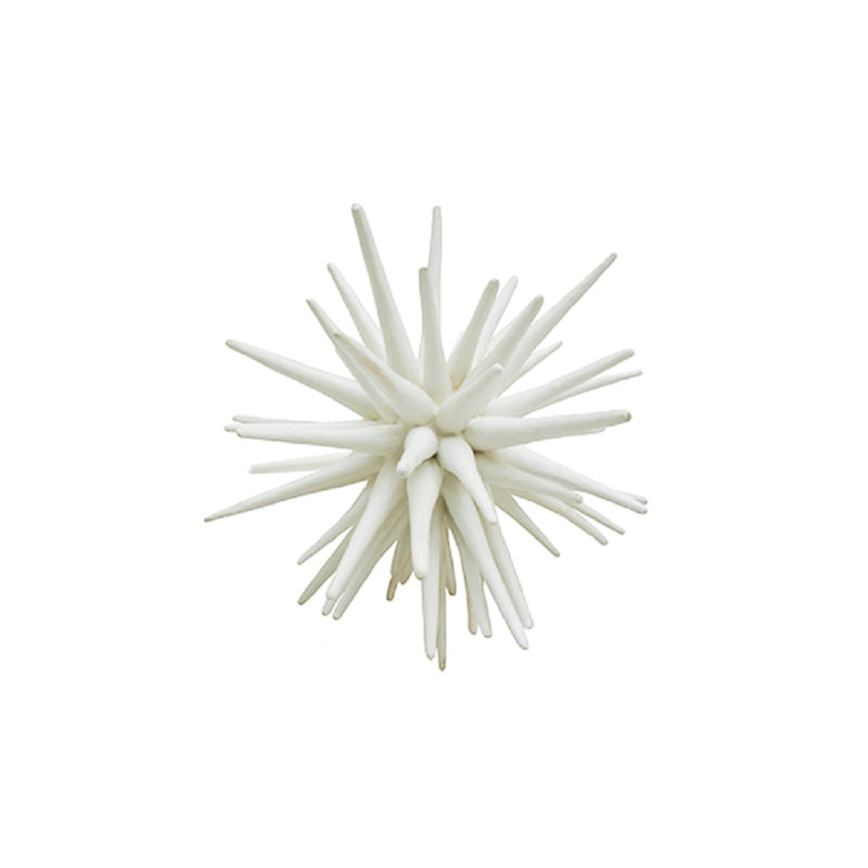 Sea Urchin Sculpture, 8" H x 8" W x 8" D