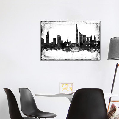 Ho Chi Minh Black & White Film by WallDecorAddict - Wrapped Canvas Print