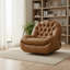 Fauteuil inclinable surdimensionné à bascule pivotant, fauteuil à bascule pivotant et grand fauteuil inclinable avec support pour téléphone-124343491