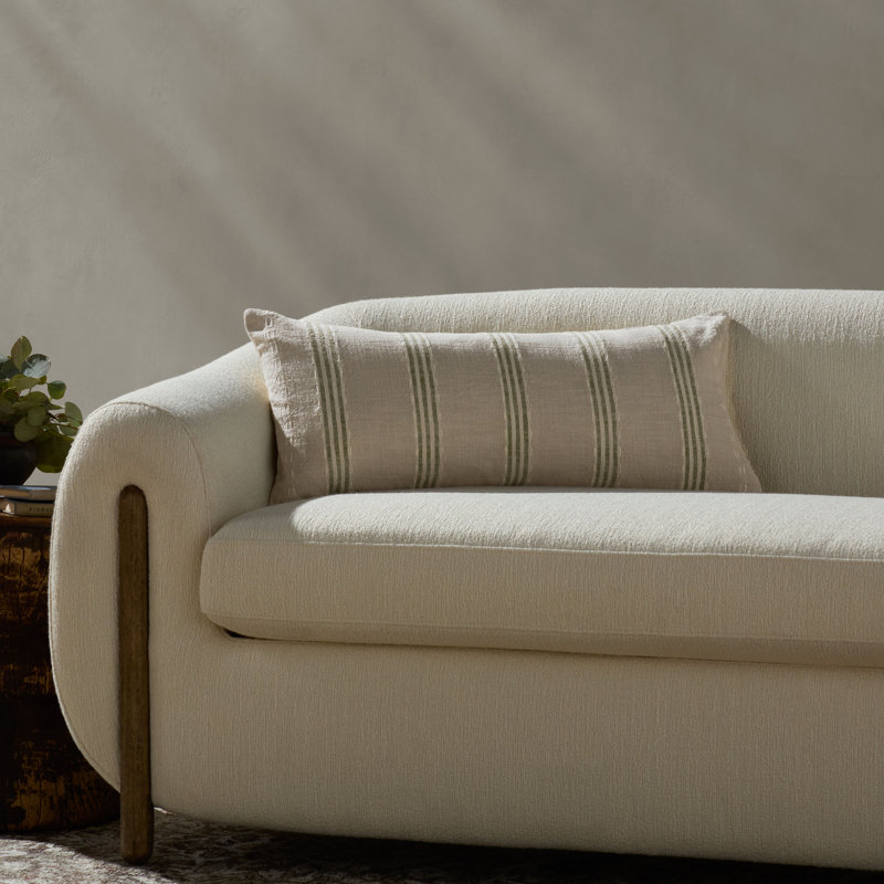 Coussin décoratif Magnolia Home par Joanna Gaines x Loloi Lincoln, Beige, Housse de coussin seulement - sans coussin