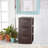 Sterilite 3 Drawer Wicker Weave Decorative Storage Tower, Espresso