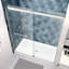 Porte de douche à dérivation, porte coulissante, avec verre trempé 5/16 po-111691922