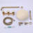 Rain Shower System Set 3 Cross Knobs Mixing, 10 Inch Rainfall Shower Head with Handheld Spray with Rough-in Valve-125706210-56590116