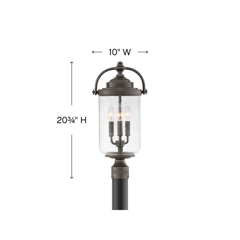 Tête de lanterne d'extérieur 3 lumières Willoughby