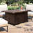 Spicewood Rectangle Aluminum Propane Smokeless Fire Pit Table with Hidden Fuel Tank