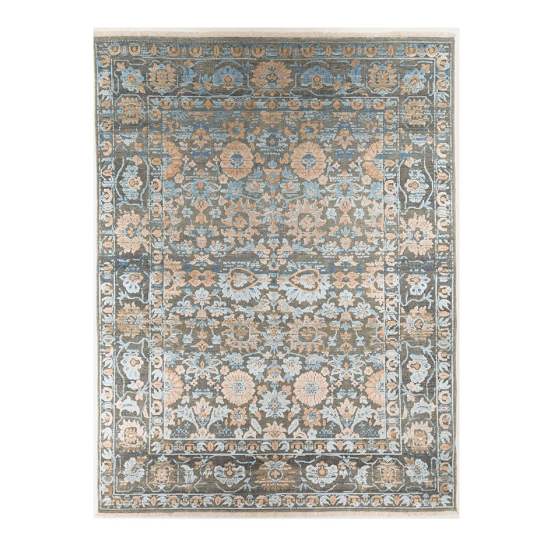 Hand Knotted Floral Rug