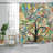 Hifsa Fabric Shower Curtain with Hooks Included-112863663